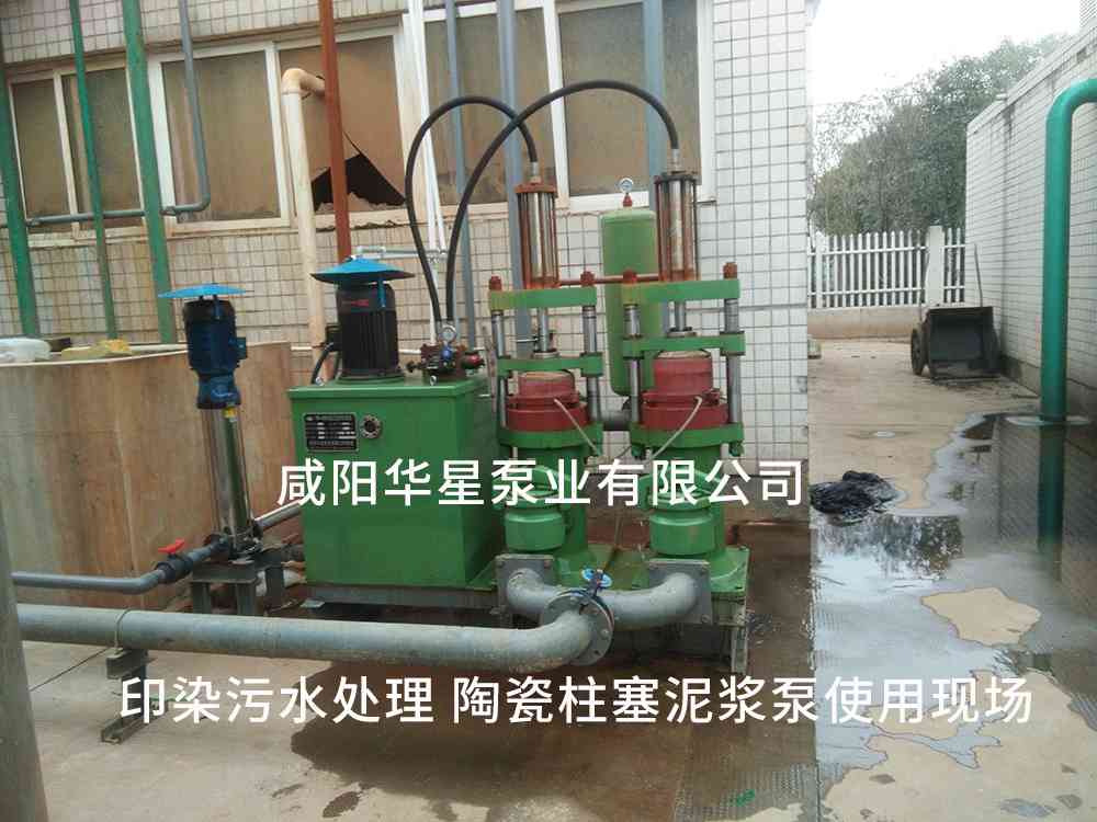印染污水處理廠使用YBH250-30節(jié)能柱塞泥漿泵客戶案例-第二個現場 印染污水處理廠使用YBH250-30節(jié)能柱塞泥漿泵客戶案例-第二個現場